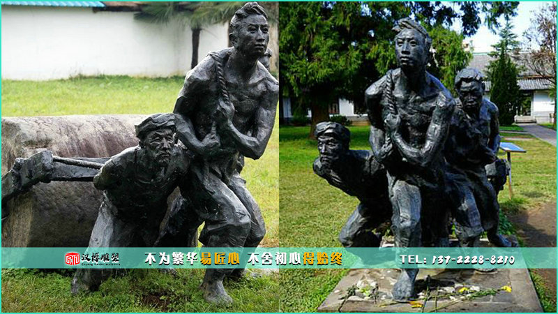 農(nóng)民銅雕,勞動雕像,歷史文化雕塑