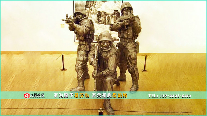 紀念館銅雕,軍人雕像,景觀雕塑